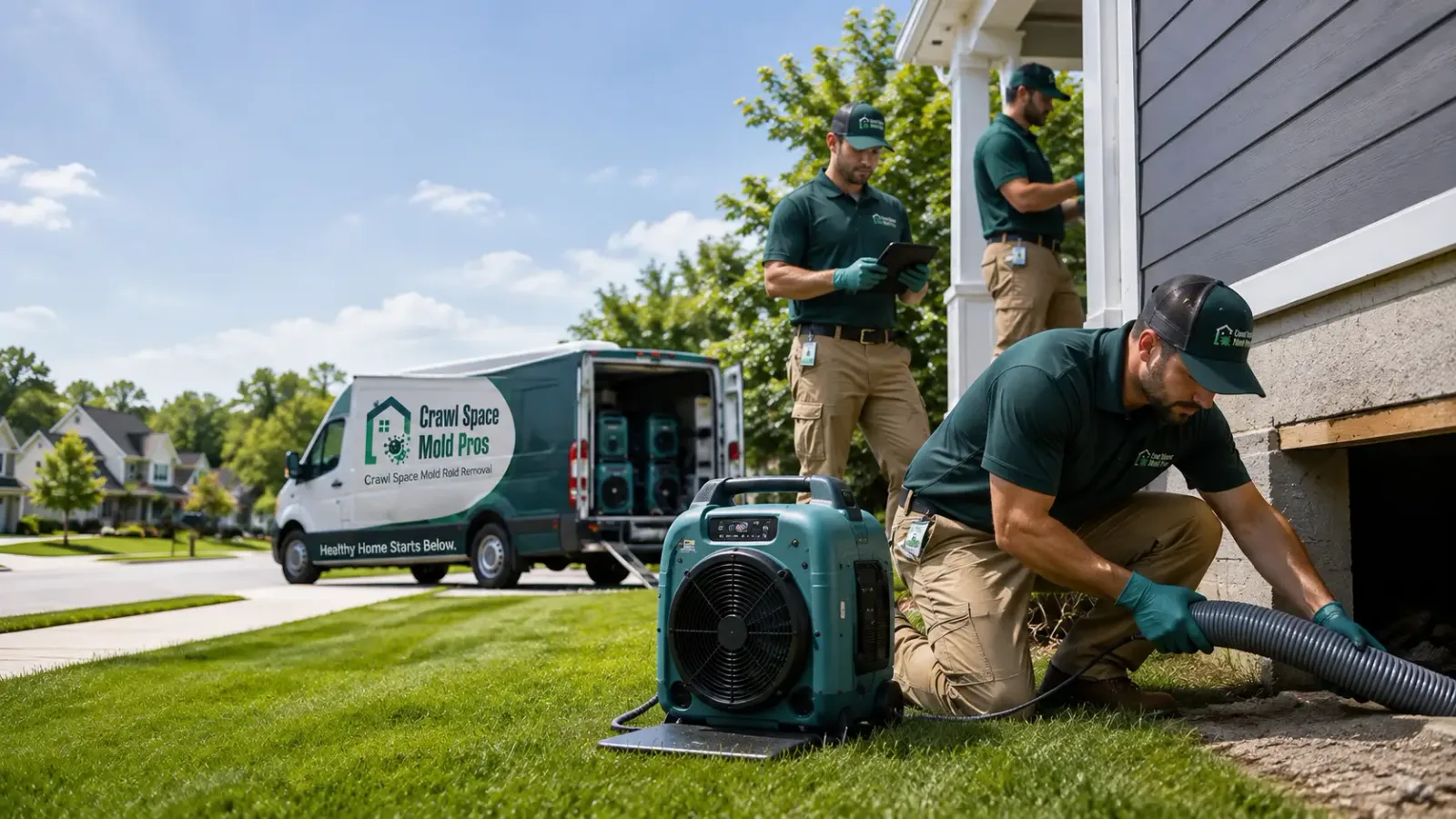 Crawl Space Mold Removal in Hebron, IL